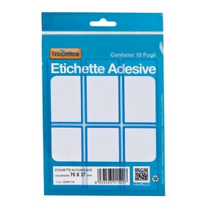 ETICHETTE BIANCHE BS.10ff 70x20mm