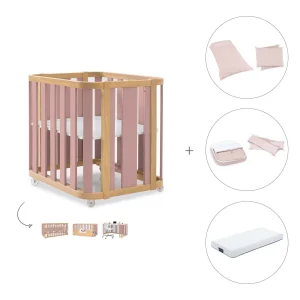 Alondra - Crea Pack Culla Lettino 4in1 + Materasso + Tessile