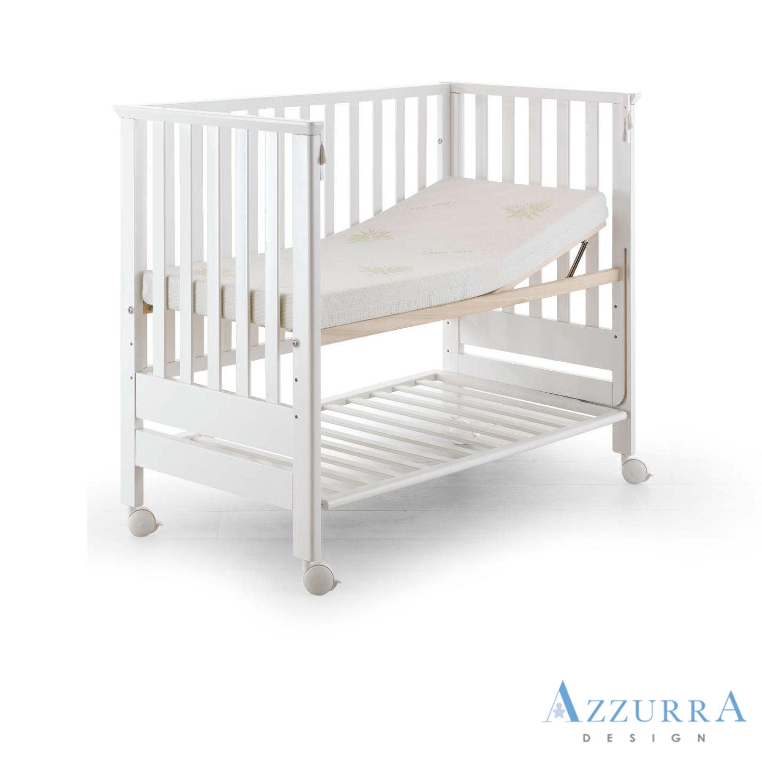 Azzurra Design - Lettino Culla co-sleeping Contact Materasso Compreso