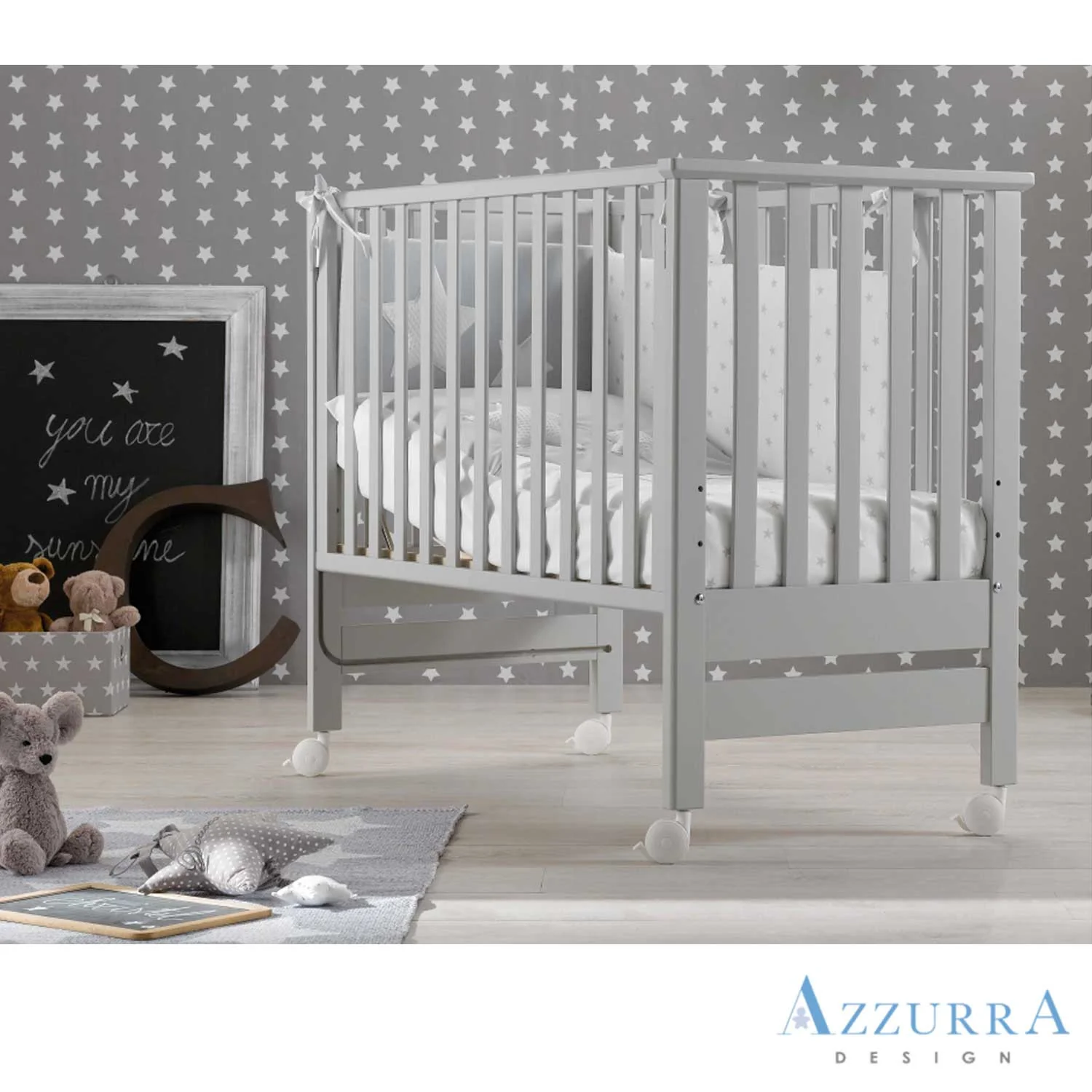 Azzurra Design - Lettino Culla co-sleeping Contact Materasso Compreso - immagine 4