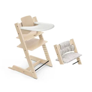 Stokke - Sedia Tripp Trapp + Baby Set + Vassoio + Cuscino