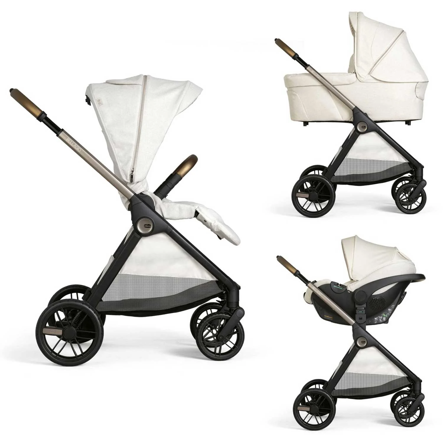 Chicco - Trio Bellagio Flexi Con Seggiolino Auto Kory Isize Plus - immagine 2