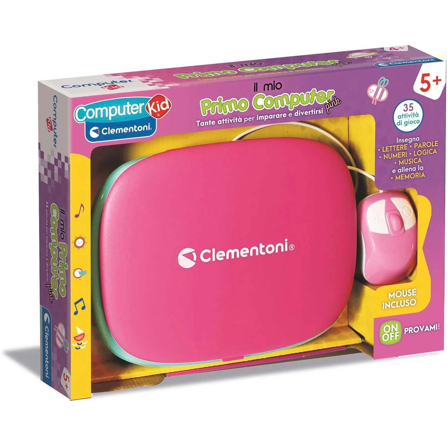 Clementoni - Sapientino Il Mio Primo Computer Pink - immagine 2
