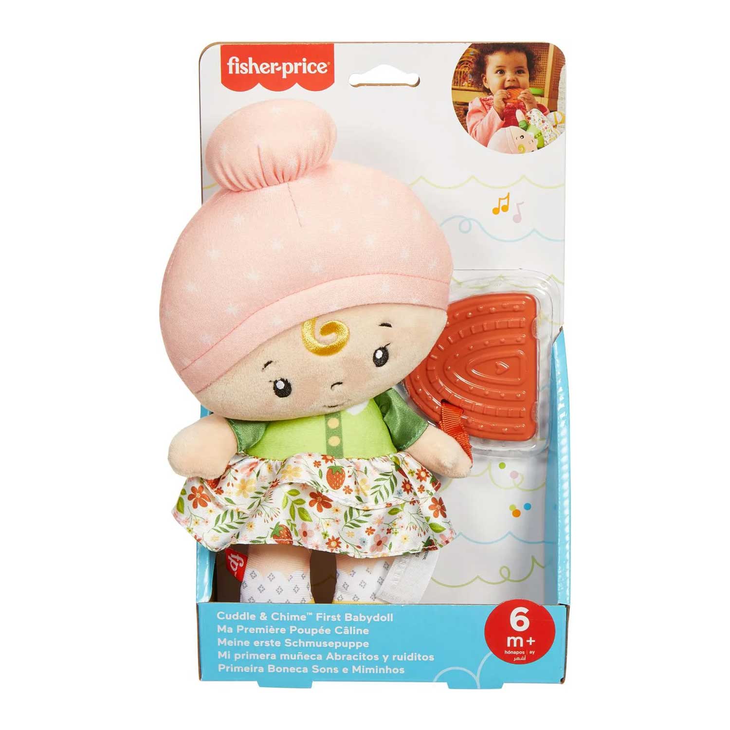 Fisher Price - Bambolina Coccole E Abbracci HXK44 - immagine 4
