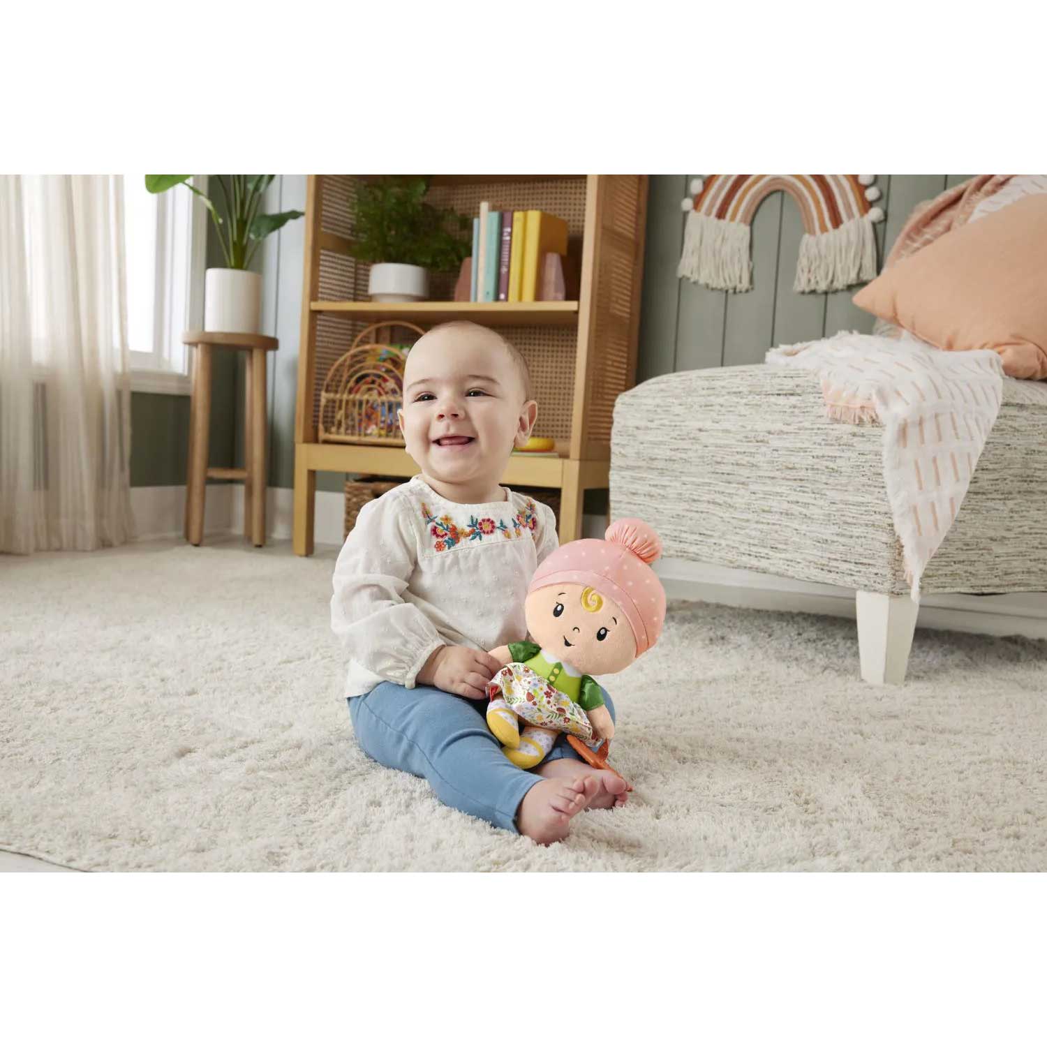 Fisher Price - Bambolina Coccole E Abbracci HXK44 - immagine 8