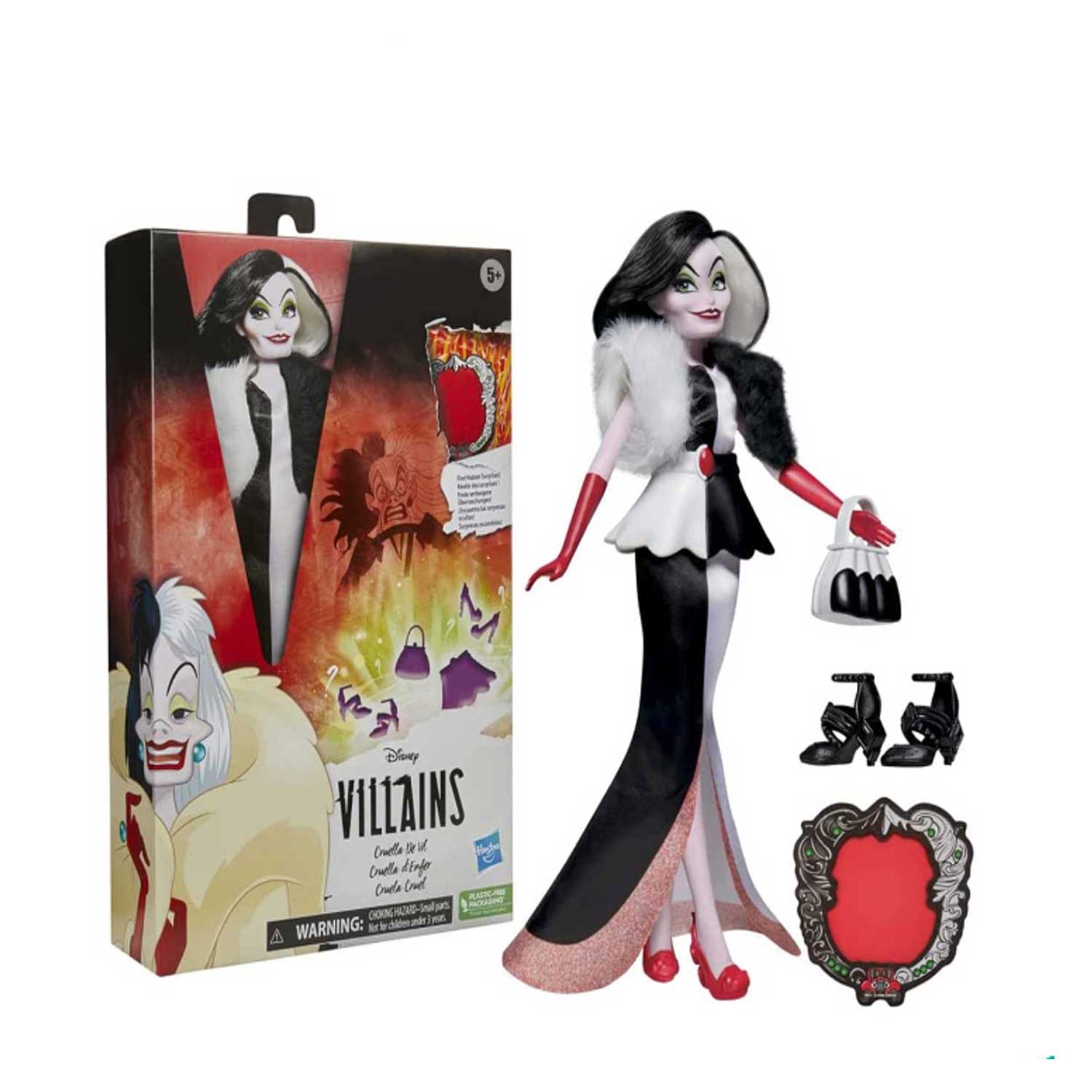 Hasbro - Disney Princess Bambola Villains Crudelia F4563 - immagine 2