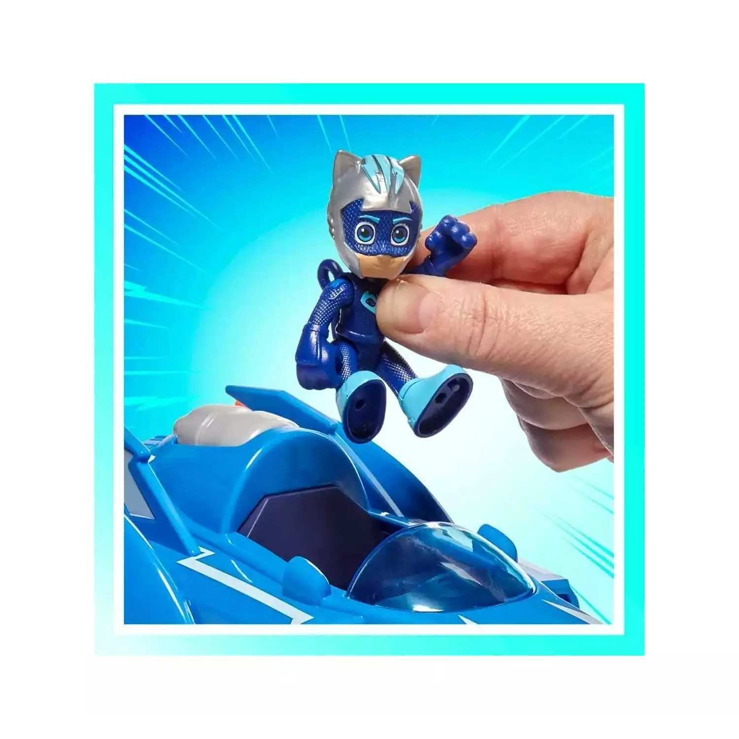 Hasbro - PJ Mask Cat Racer Con Personaggio - immagine 4