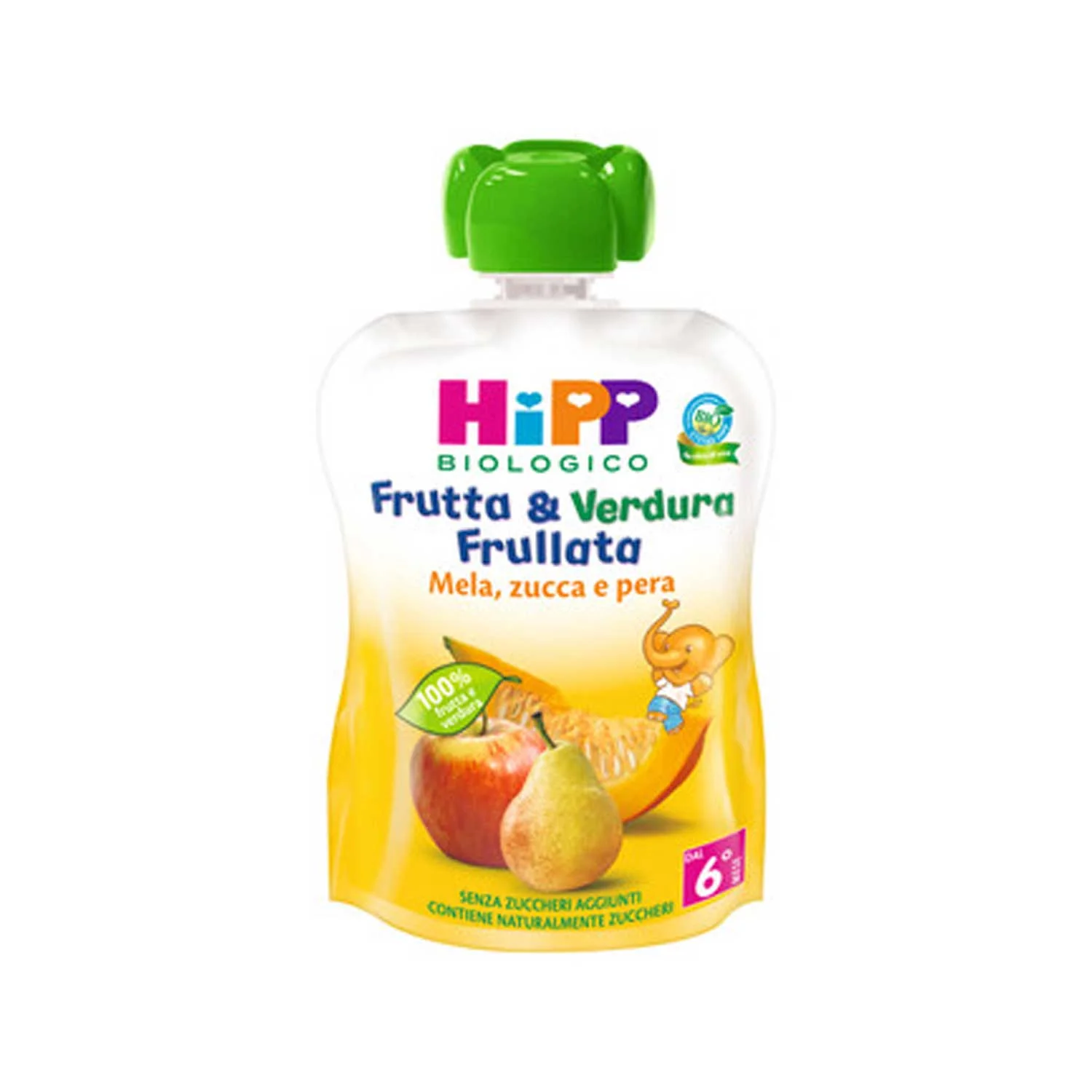Hipp - Frutta Frullata Mela Pera e Zucca 90g - immagine 2