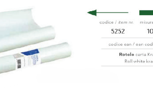 ROTOLO CARTA BIANCA 100X5 MTL