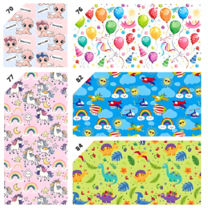 CARTA REGALO  ASS.50 FG.  100X140 BIMBI