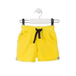 Losan - Bermuda Gialli in Felpa Baby Bambino