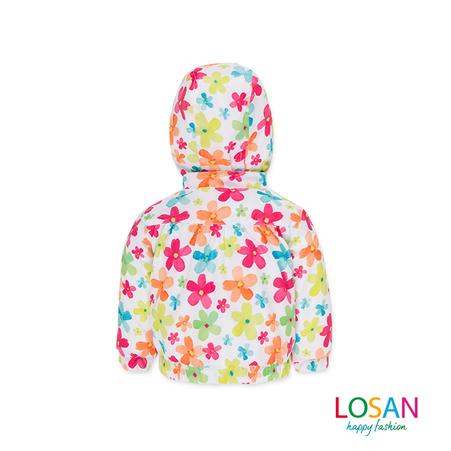 Losan - Giubbotto con Cappuccio a Fiori Baby Bambina - immagine 4