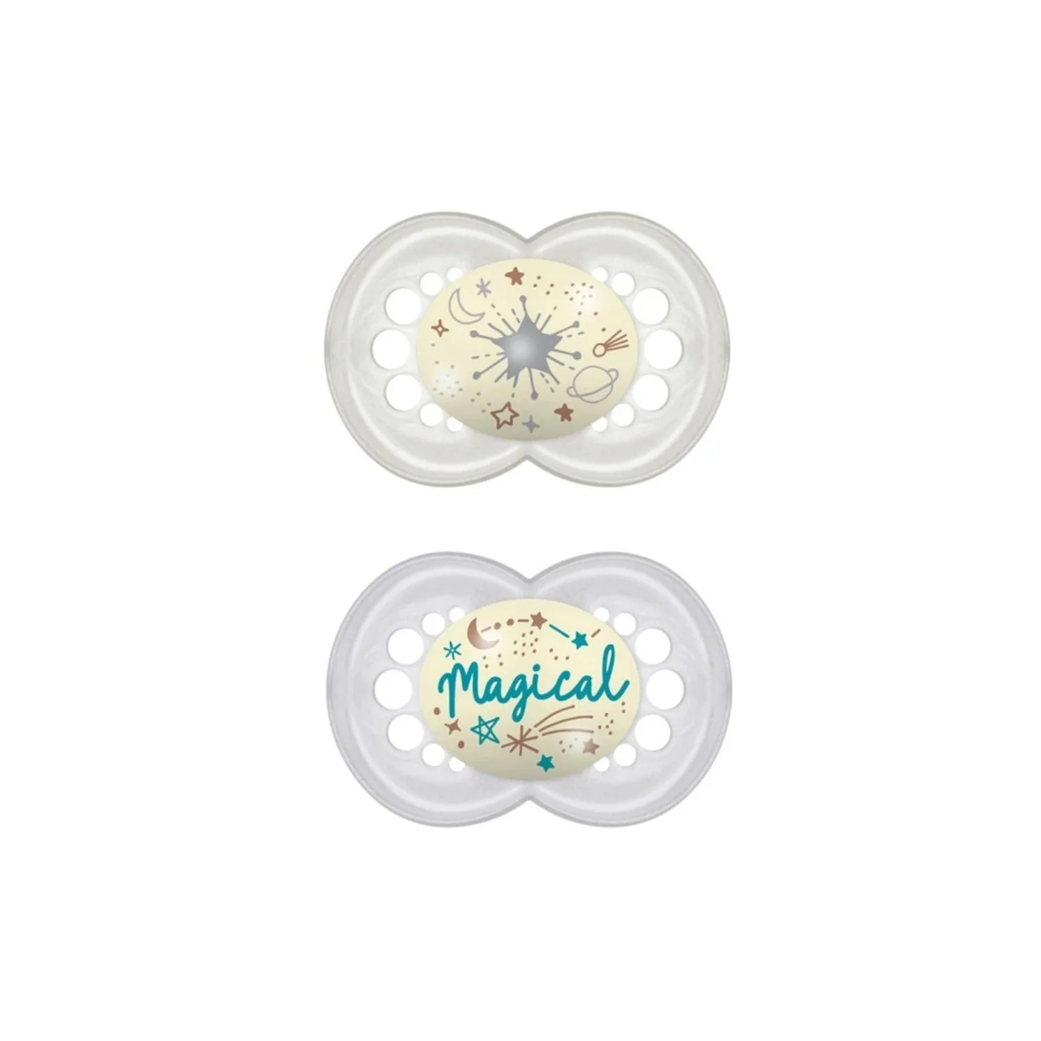 Mam - Succhietti Original Night 6+m in silicone 2pz - immagine 2