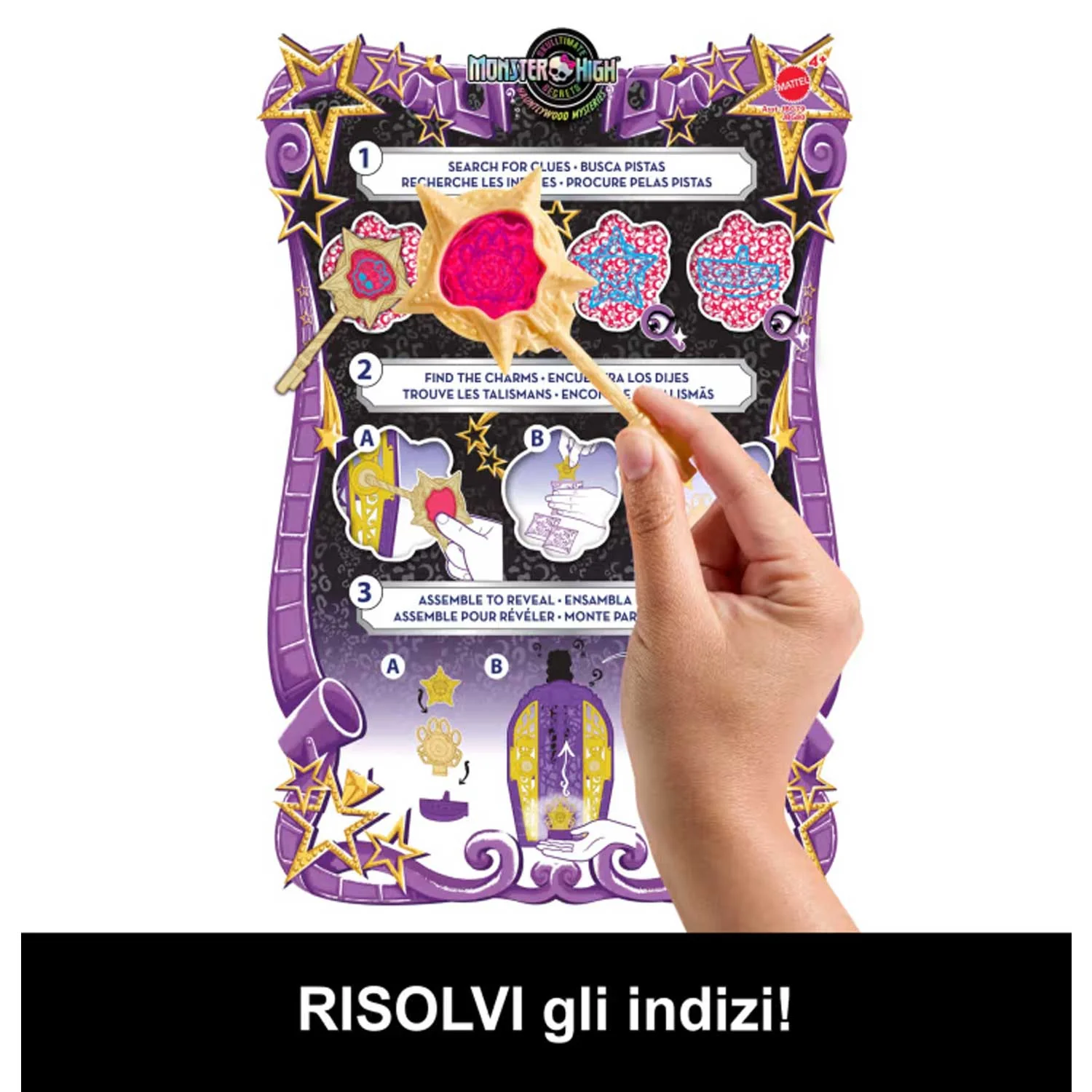 Mattel - Monster High Segreti Da Brivido Serie 6 Clawdeen JBG80 - immagine 5