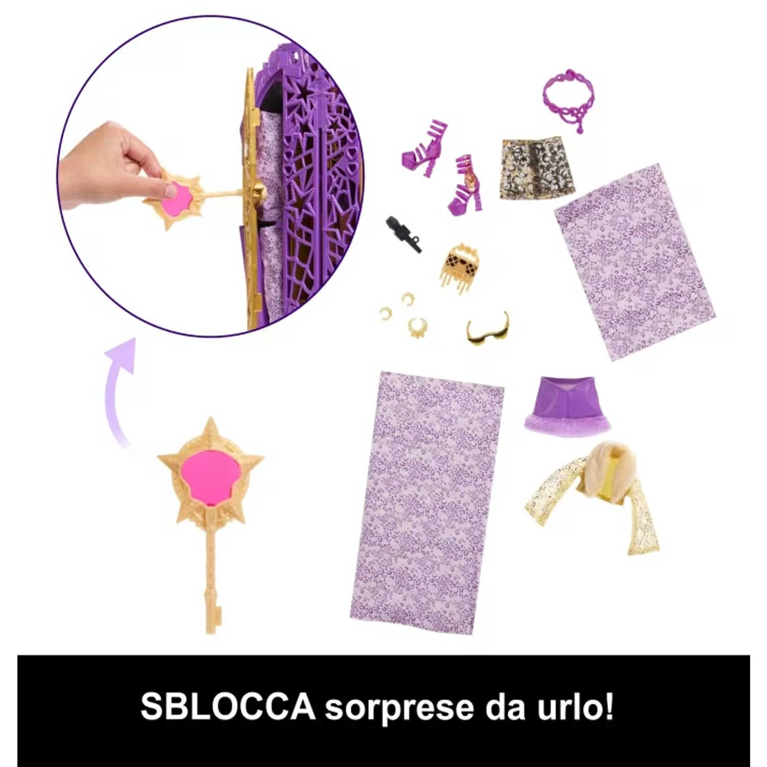 Mattel - Monster High Segreti Da Brivido Serie 6 Clawdeen JBG80 - immagine 2
