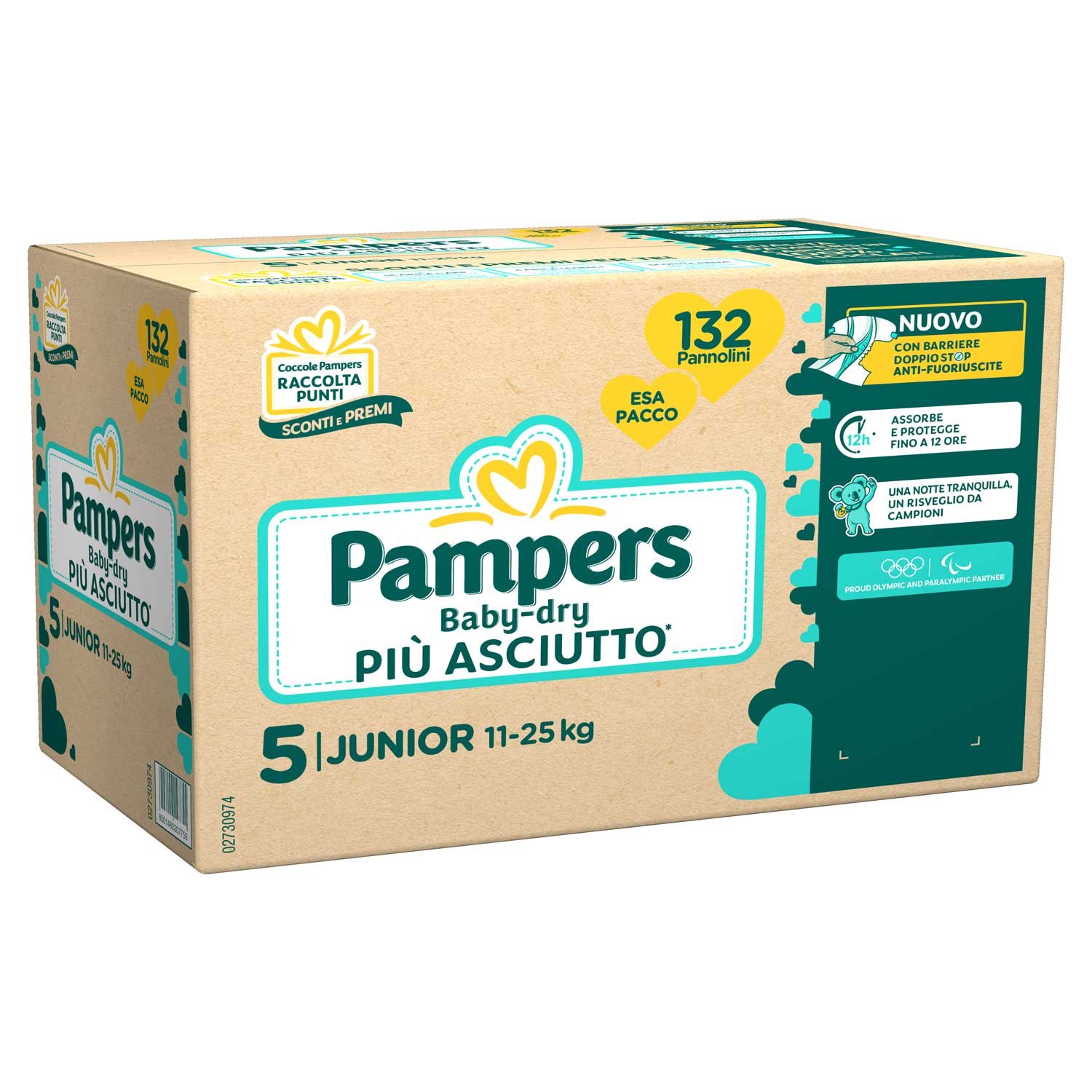 Pampers - Baby Dry Esapack Junior 132 PZ - immagine 2