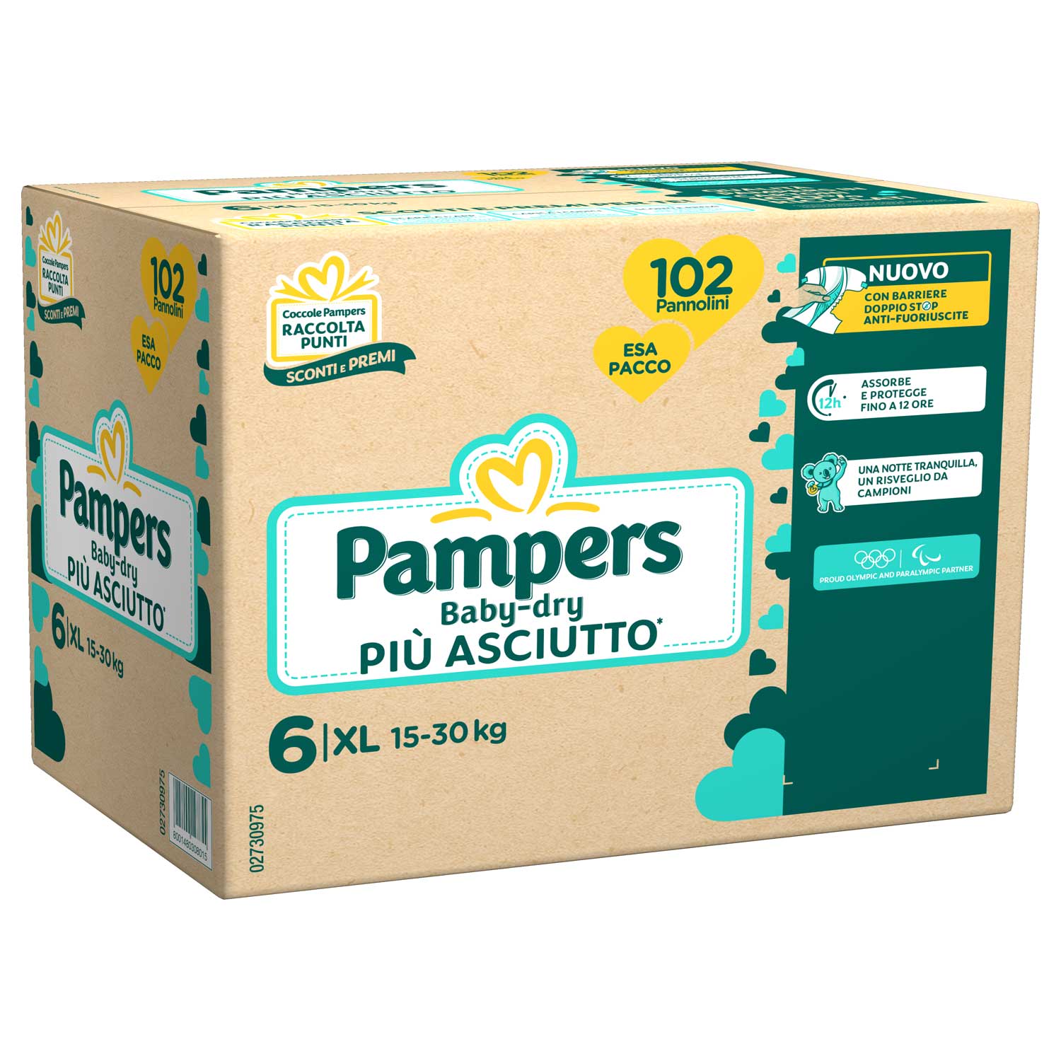 Pampers - Baby Dry Esapack XL 102 PZ - immagine 2