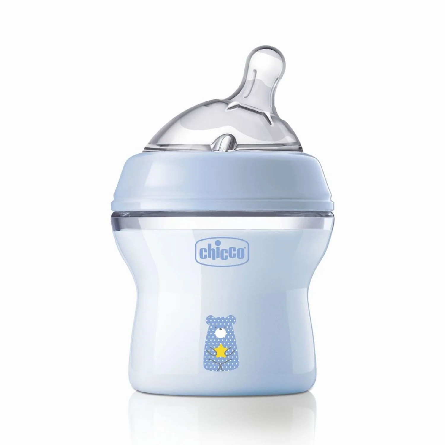 Chicco - NaturalFeeling Biberon Vetro Chicco 0M+ 150ML Flusso Lento - immagine 4