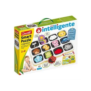 Quercetti - Smart Puzzle Primi Colori E Parole
