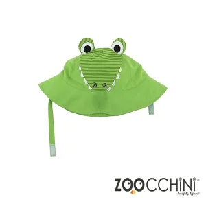 Zoocchini - Cappellino Estivo Baby UPF 50 Coccodrillo