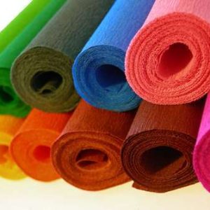 CARTA CRESPATA ROSSO 60GR