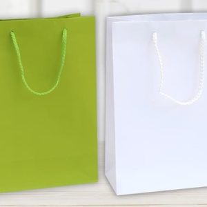 SHOPPER PLAST COLOR 10X6.5X12 CF.12