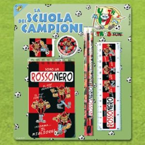 SET CANCELLERIA ULTRAS ROSSONERO